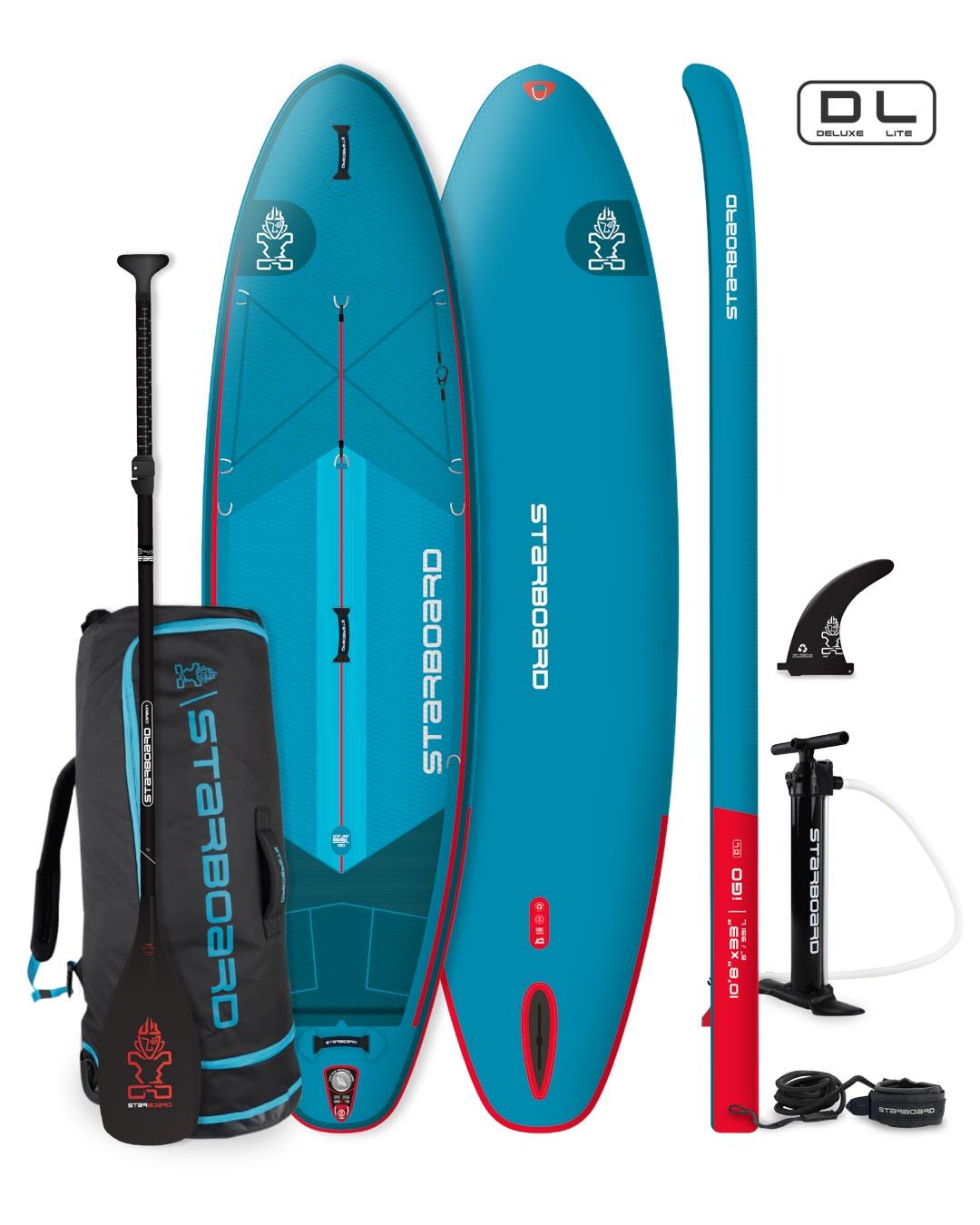 Starboard 2025 iGO Deluxe Lite 10.8X33X6 WITH PADDLE SET
