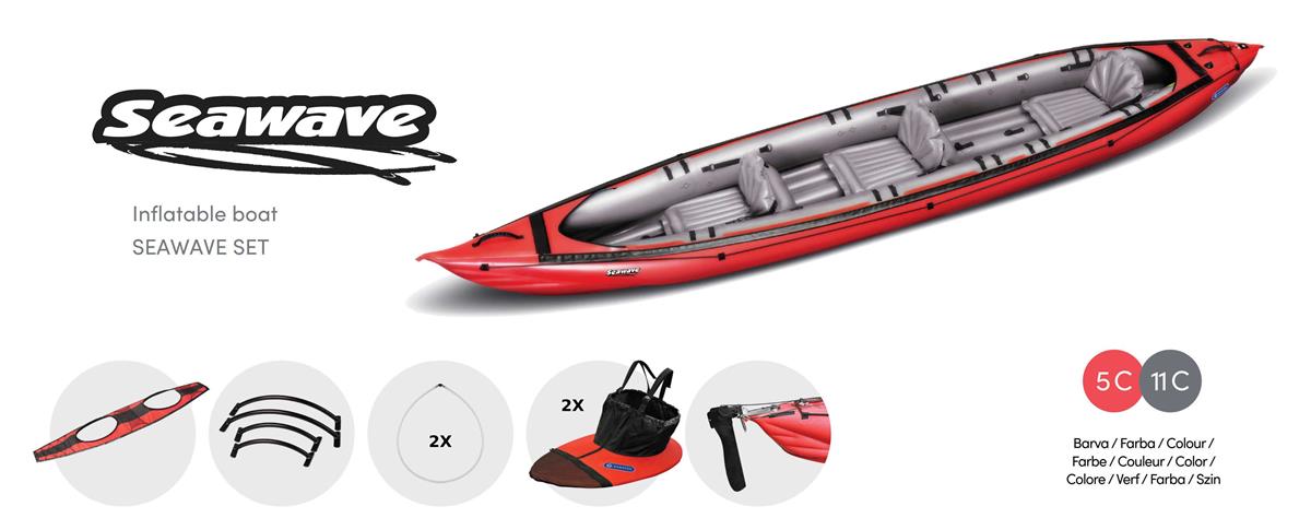 Gumotex Seawave Set (3. Sitz, 2 Personen Verdeck, Steueranlage, 2x Schürze) 044115 Gumotex Seawave Set (3. Sitz, 2 Personen Verdeck, Steueranlage, 2x Schürze) 044115