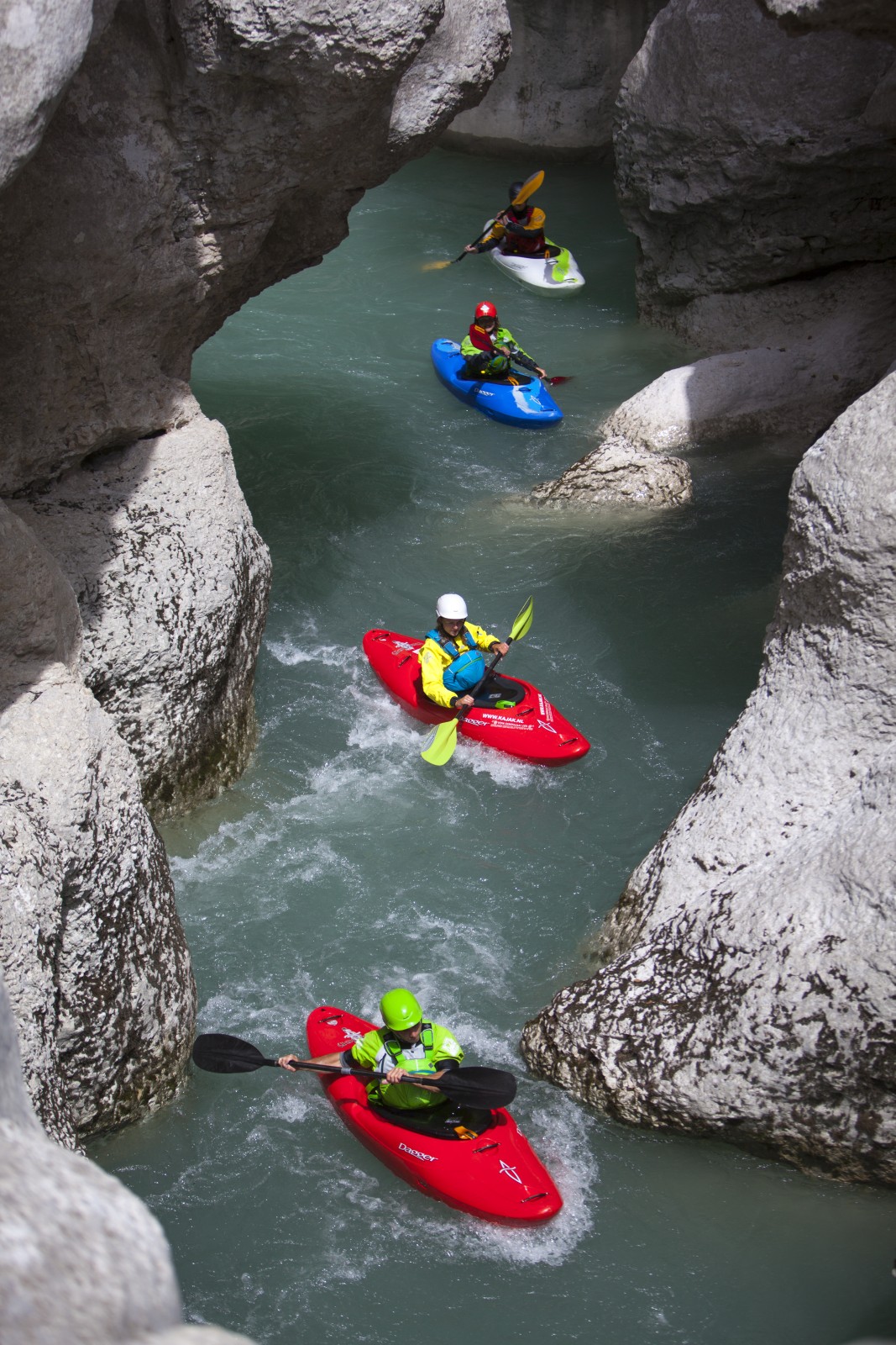 Wildwasser-Kajak Kurse